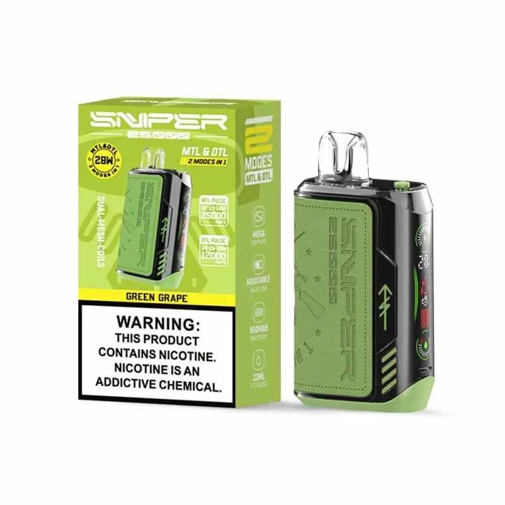 GREEN_GRAPE_VAPMOD SNIPER 25000 GREEN_GRAPE_VAPMOD SNIPER 25000